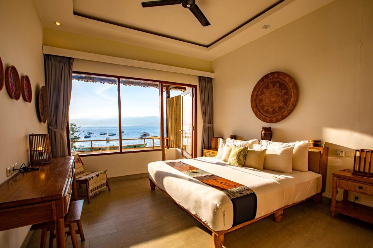 Gili Sands Hotel & Bar Джили Трауанган Екстериор снимка